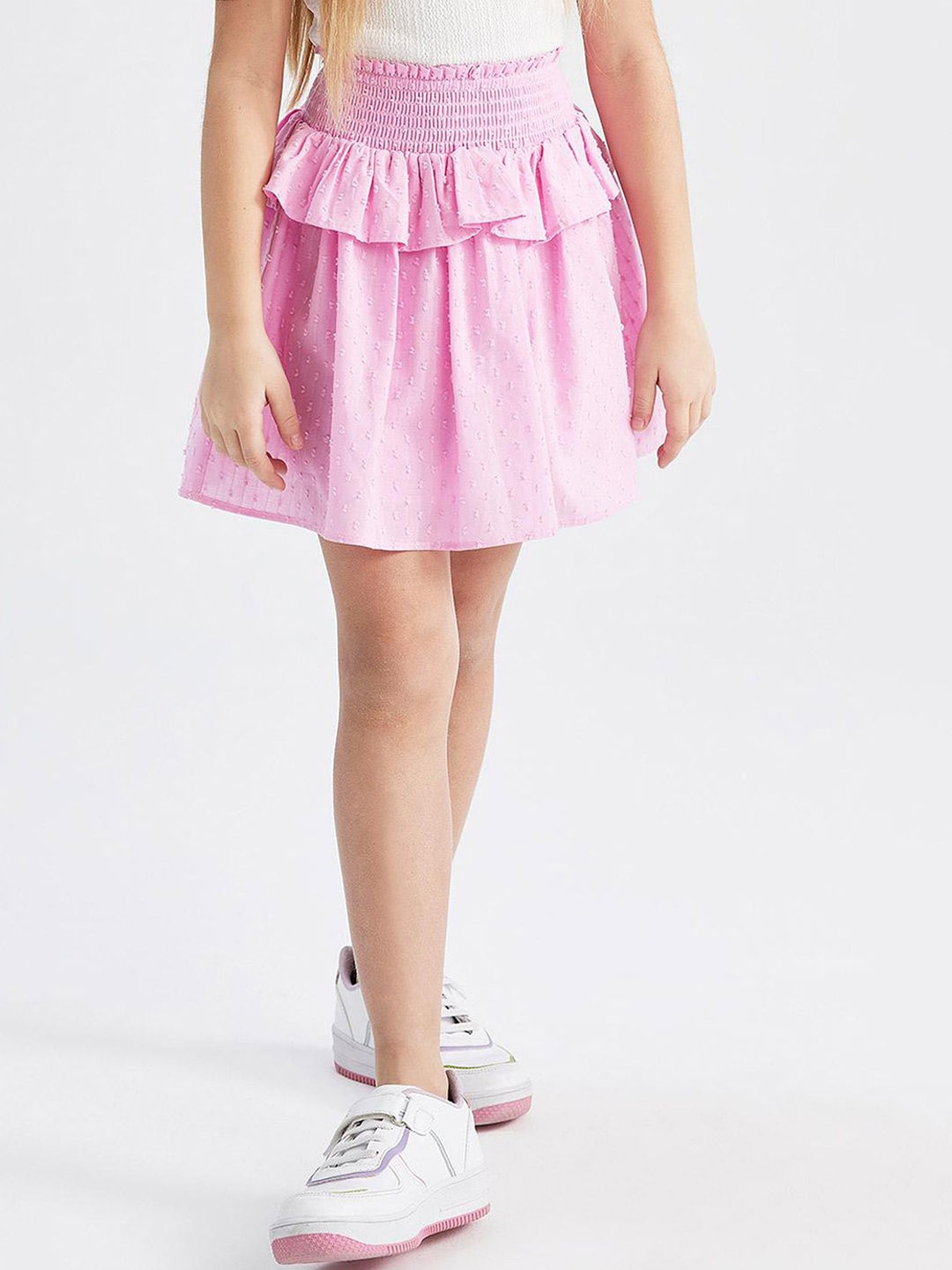 

DeFacto Girls Flared Above Knee Skirts, Pink