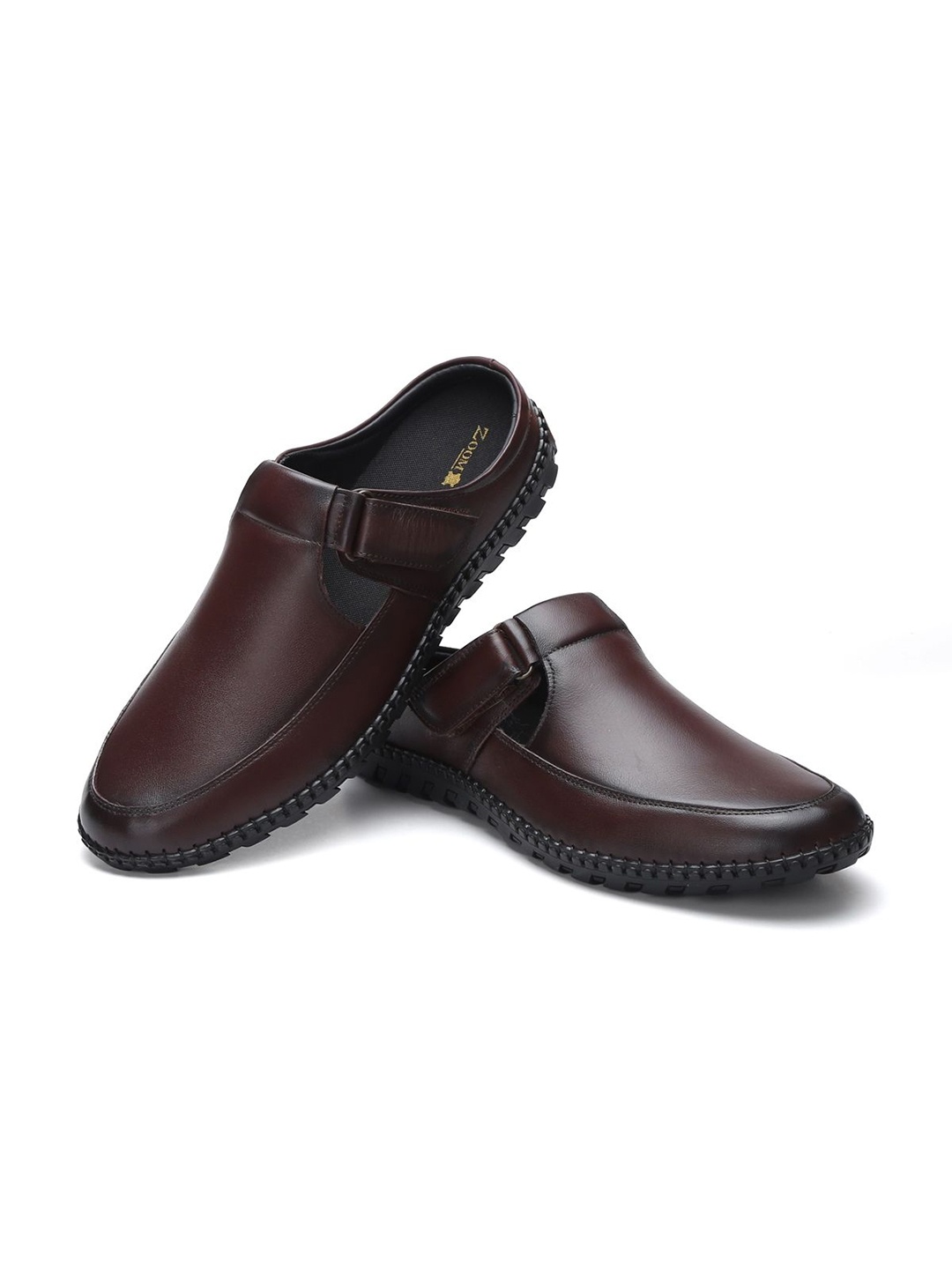

Zoom Shoes Men Leather Comfort Sandals, Brown