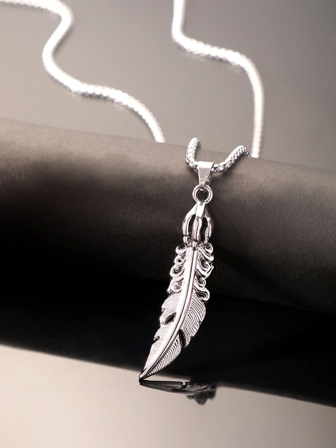 

Krelin Men Silver-Plated Stainless Steel Chain