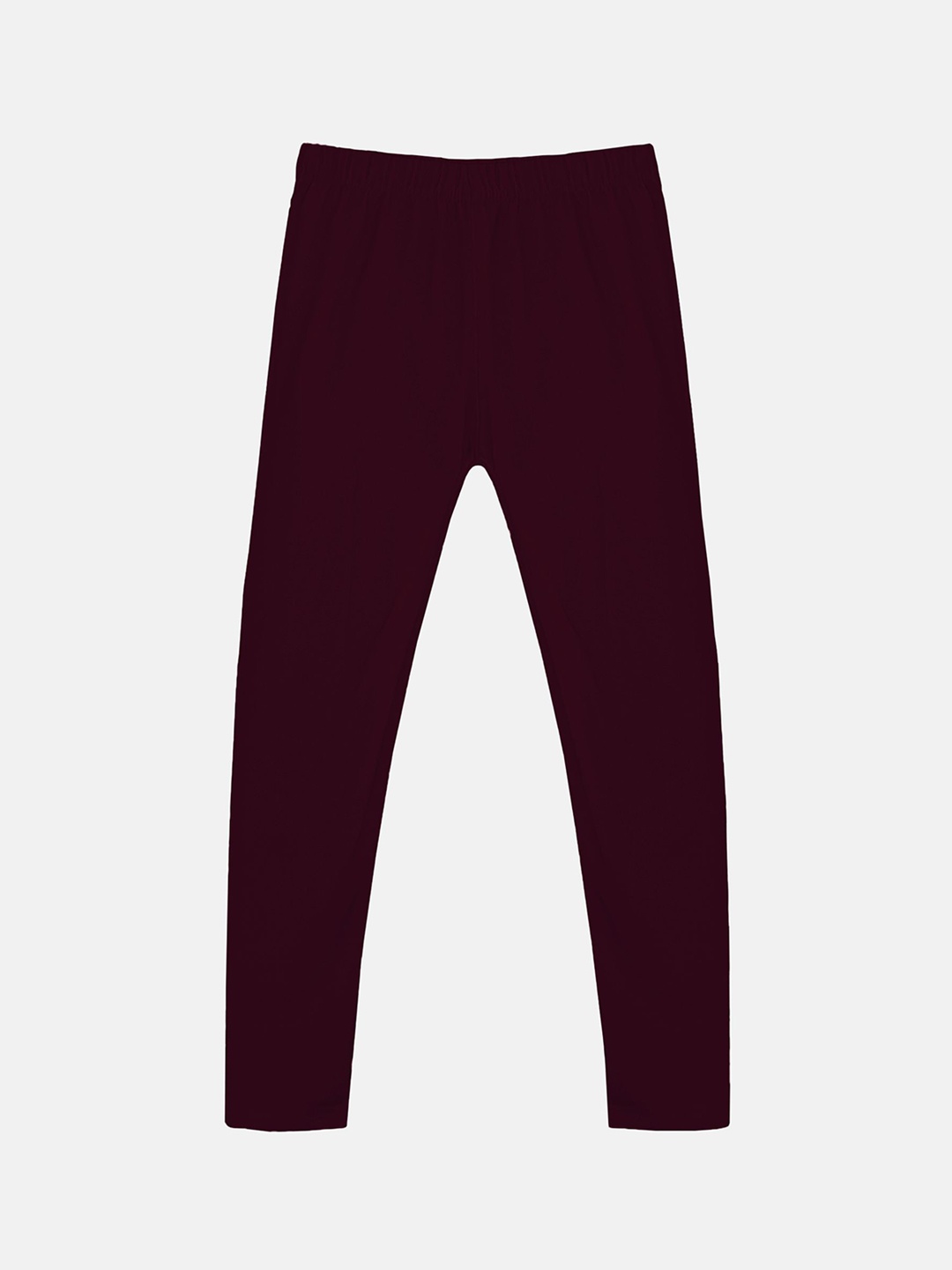 

KiddoPanti Girls Ankle Length Leggings, Maroon
