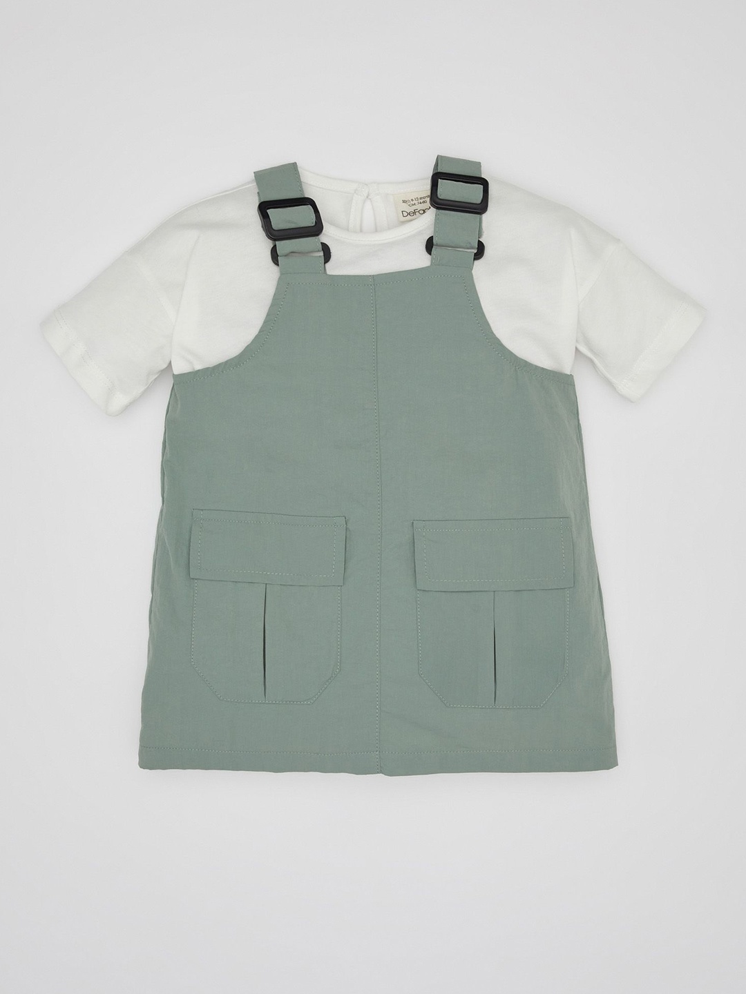

DeFacto Girls Solid A-Line Dress, Na