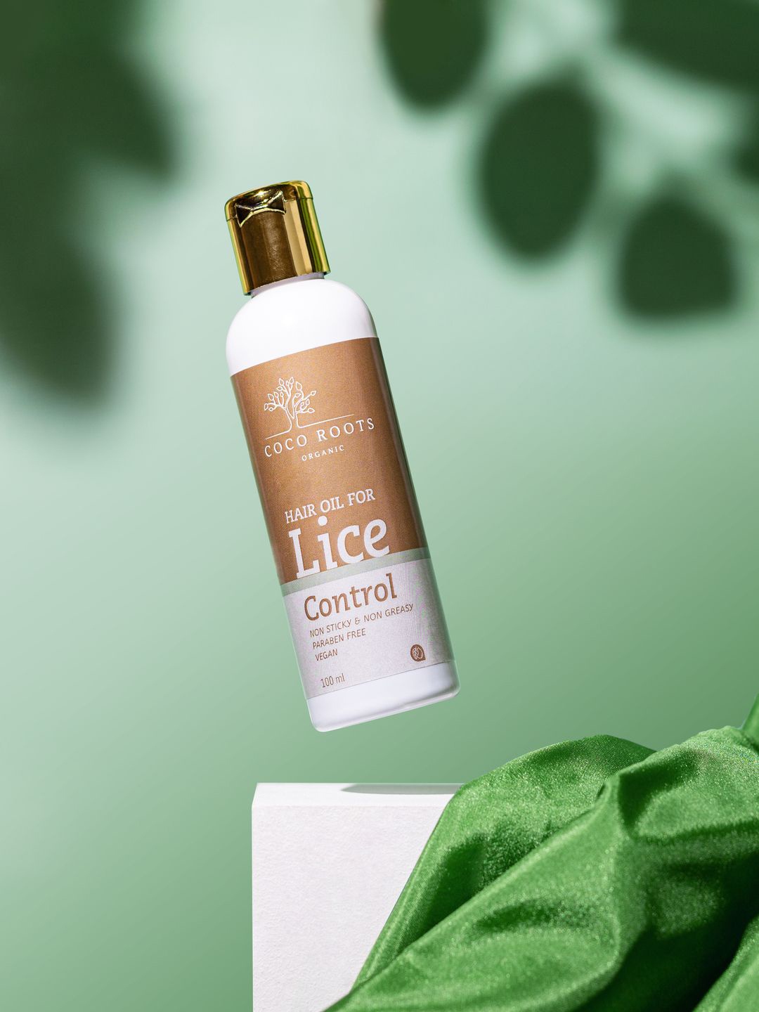 

Coco Roots Organic Lice Control Hair Oil With Neem Oil -100 ml, Green
