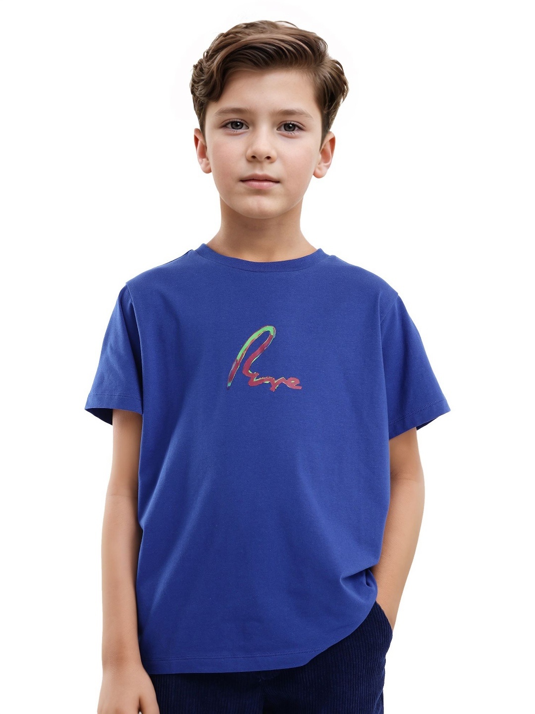 

Rare Ones Boys Graphic Print T-Shirt, Blue