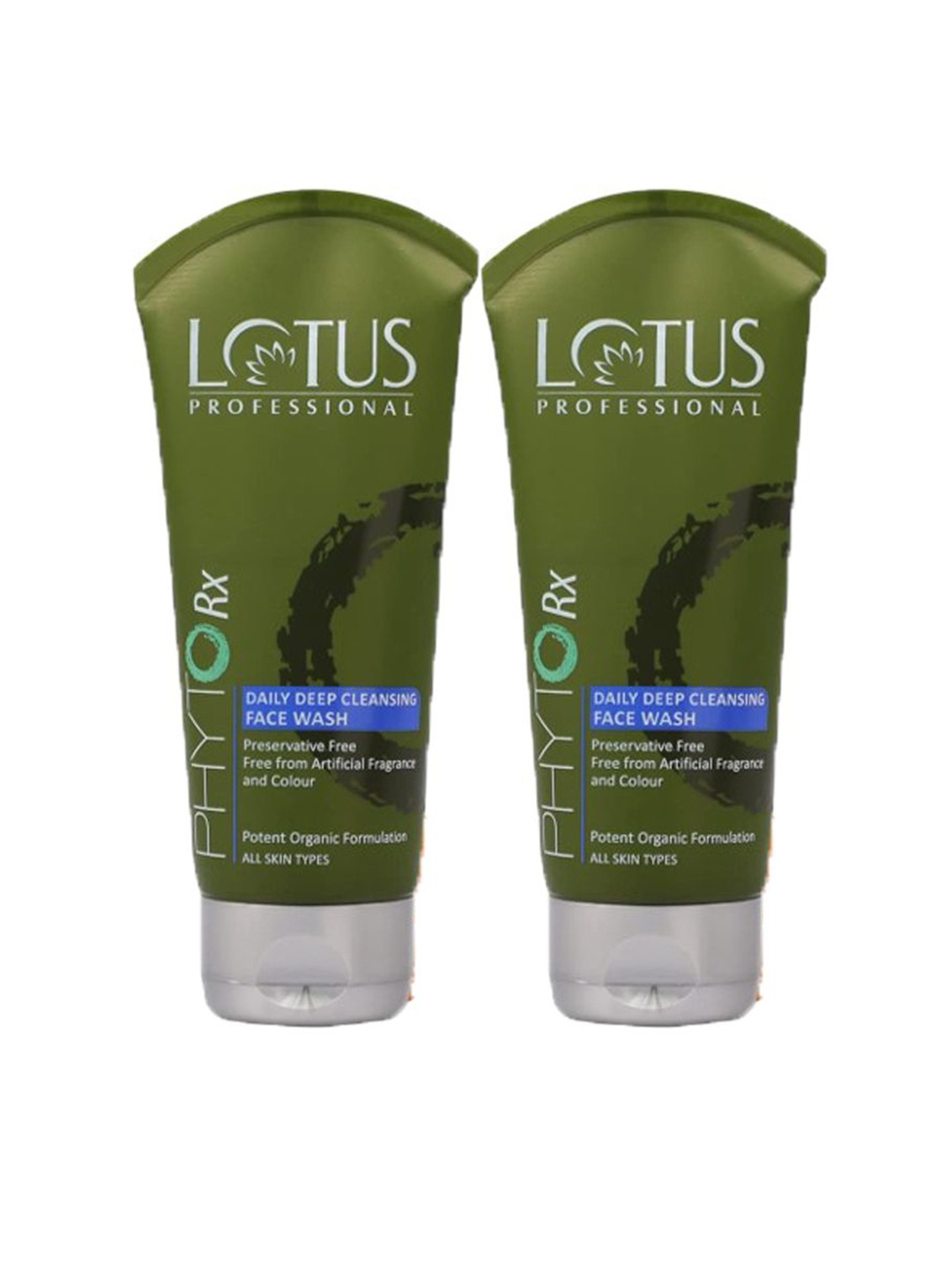 

Lotus Professional Set Of 2 Phytorx Daily Deep Cleansing Face Wash - 80g, Green