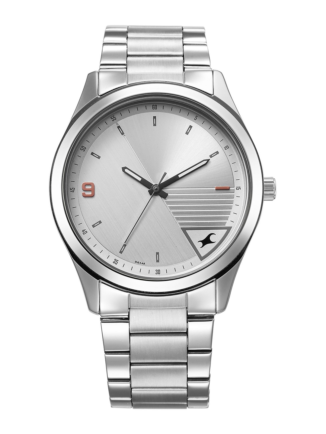 

Fastrack Men Brass Dial & Bracelet Style Straps Analogue Watch 3317SM01, Silver