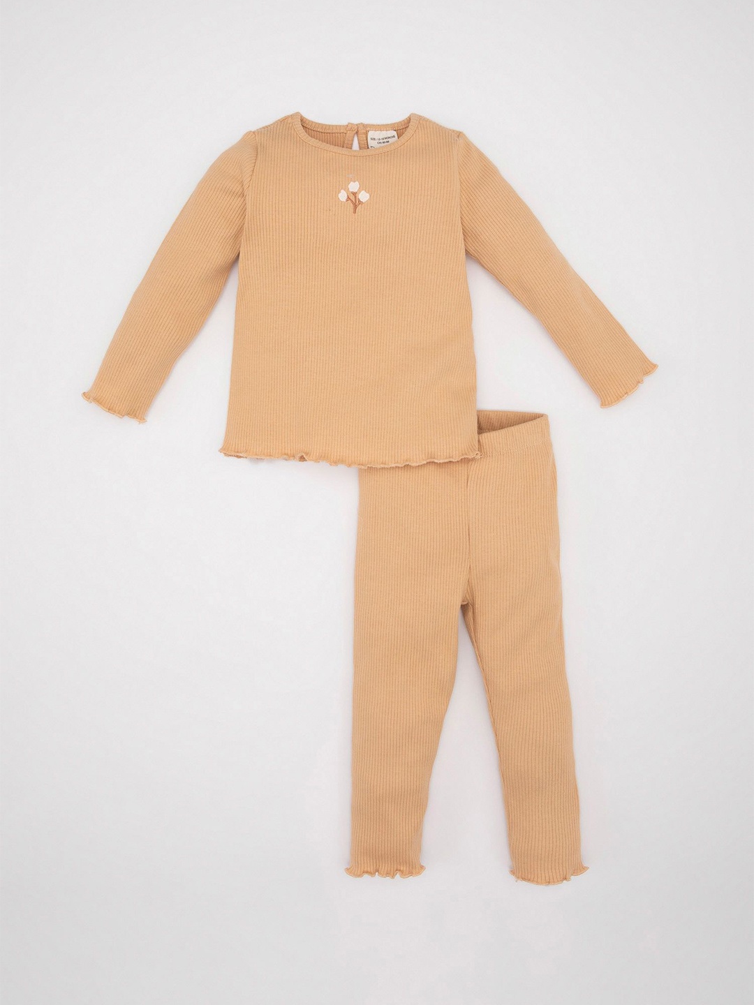 

DeFacto Girls T-shirt with Trousers, Orange