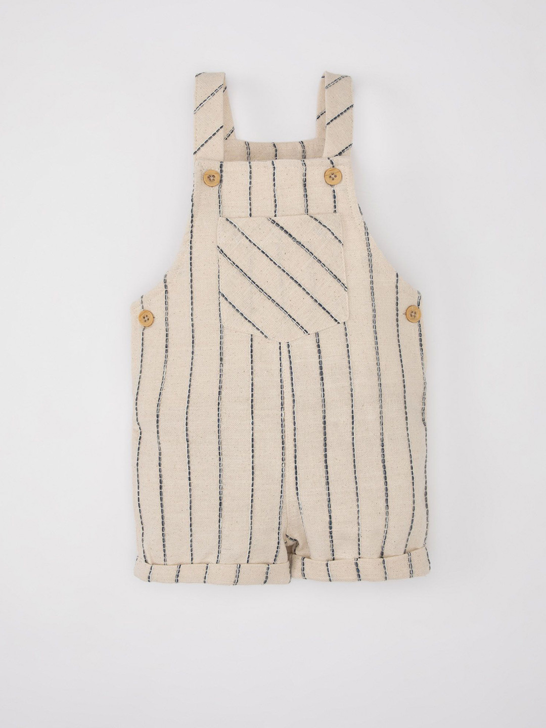 

DeFacto Boys Striped Jumpsuit, Beige