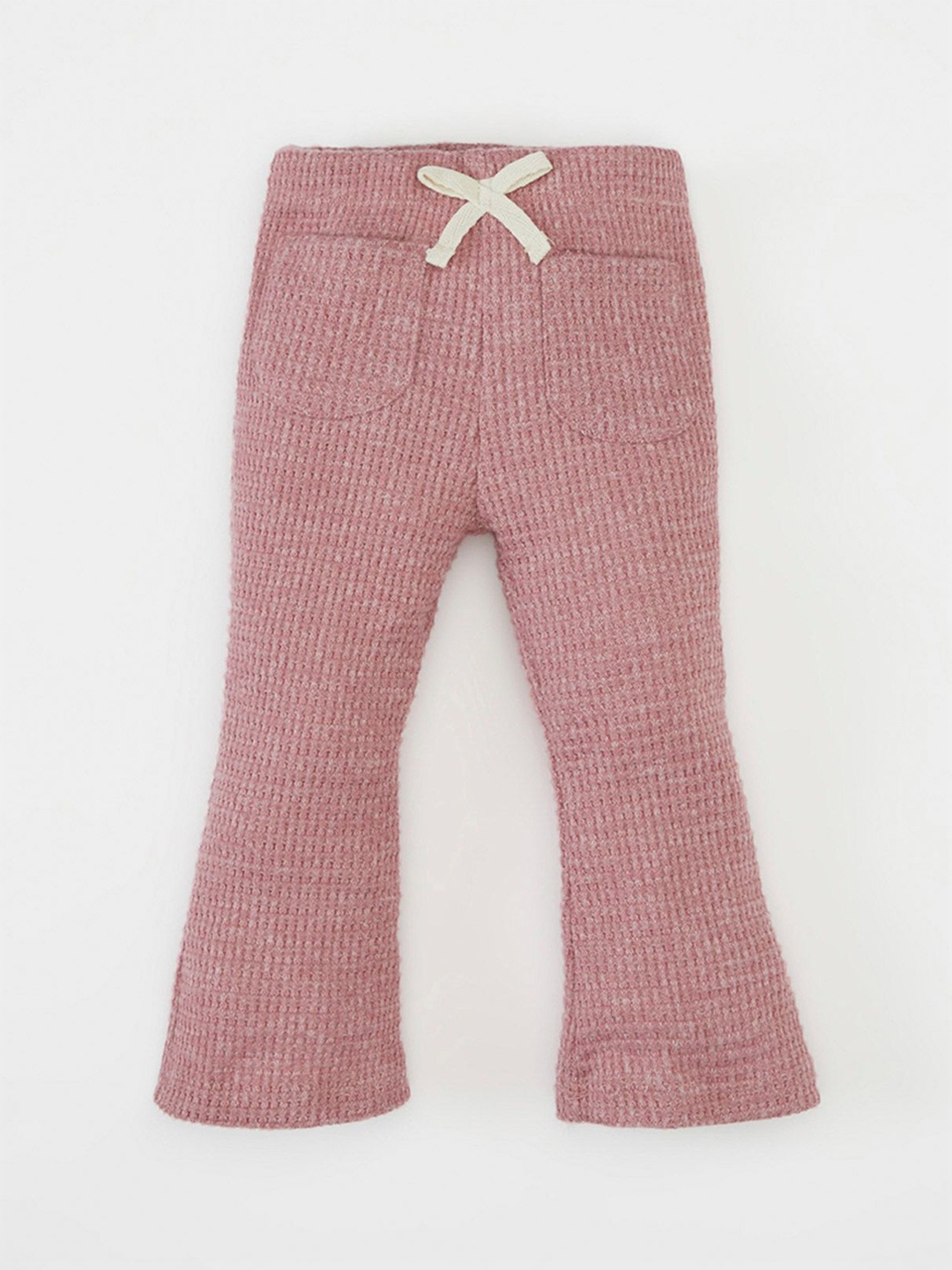 

DeFacto Girls Bootcut Mid Rise Trousers, Pink