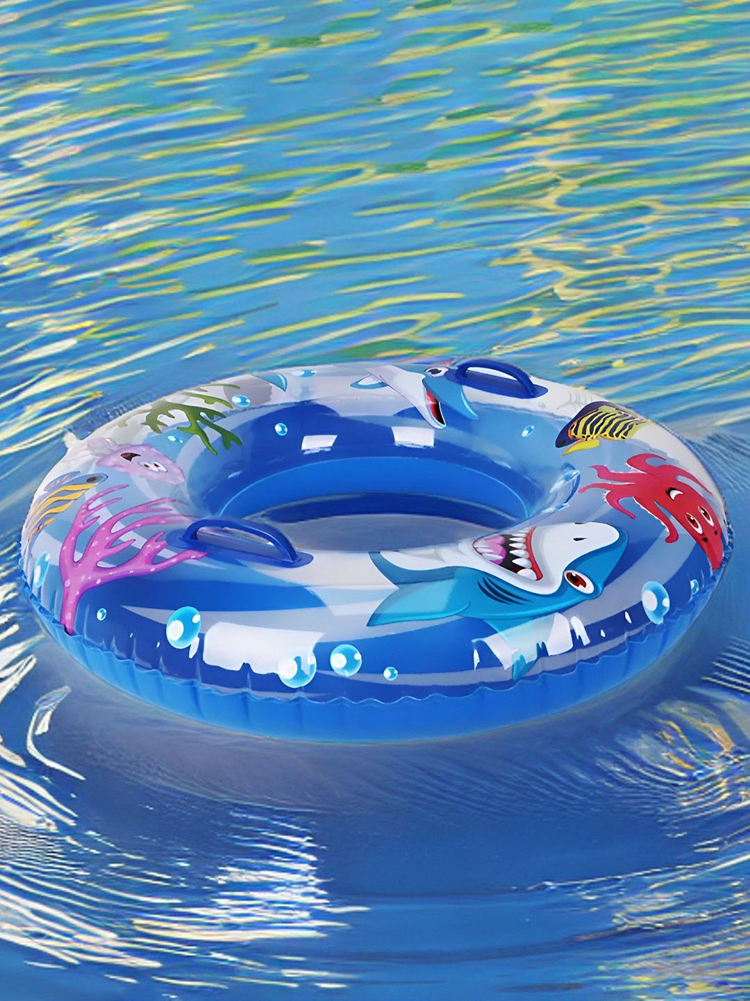

lil PLANET Printed Aqua Swimming Tube, Blue