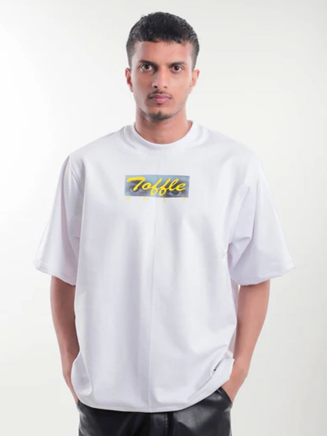 

TOFFLE Unisex Printed T-shirt, White
