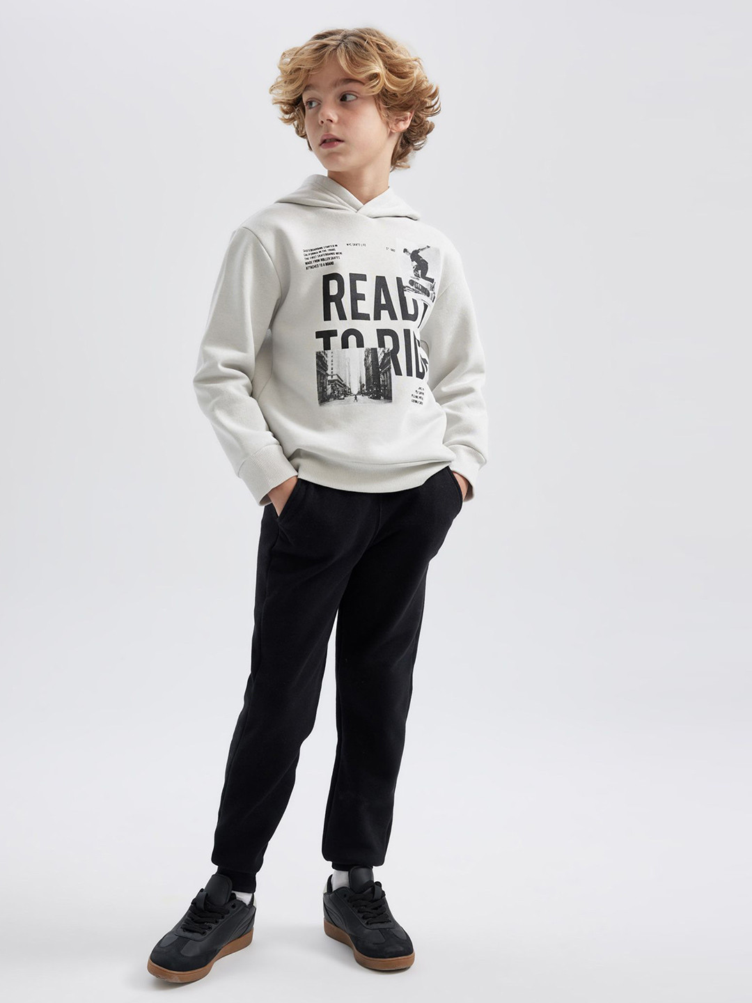 

DeFacto Boys Printed, Grey