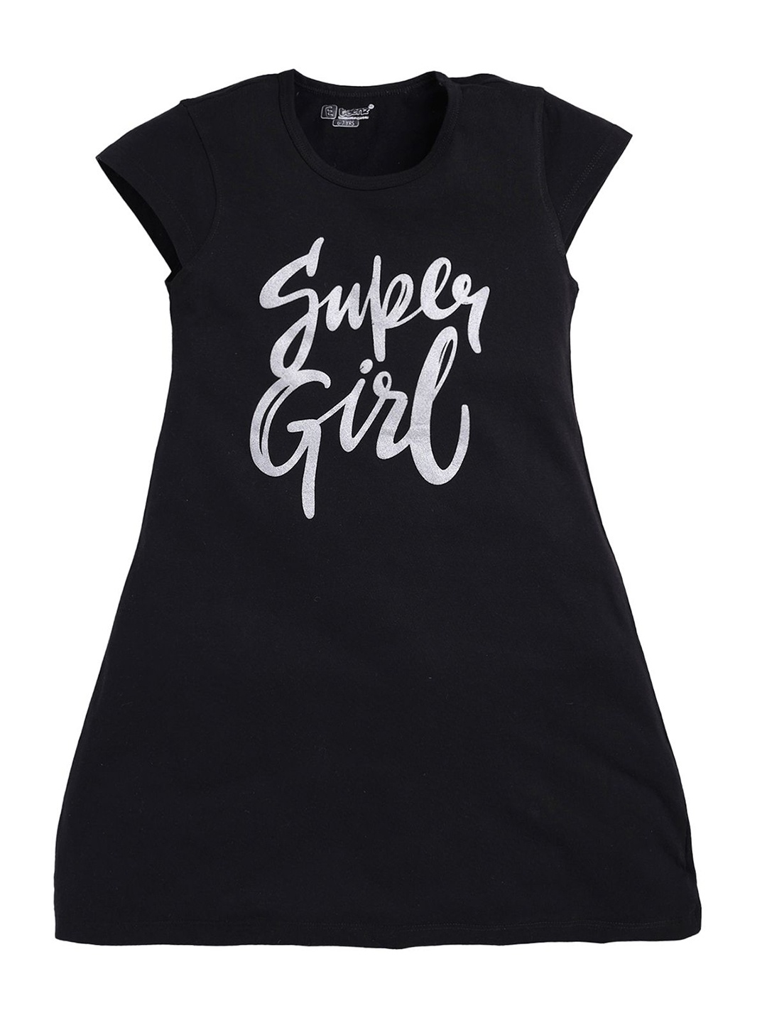 

E-TEENZ Girls Printed T-shirt Mini Dress, Black