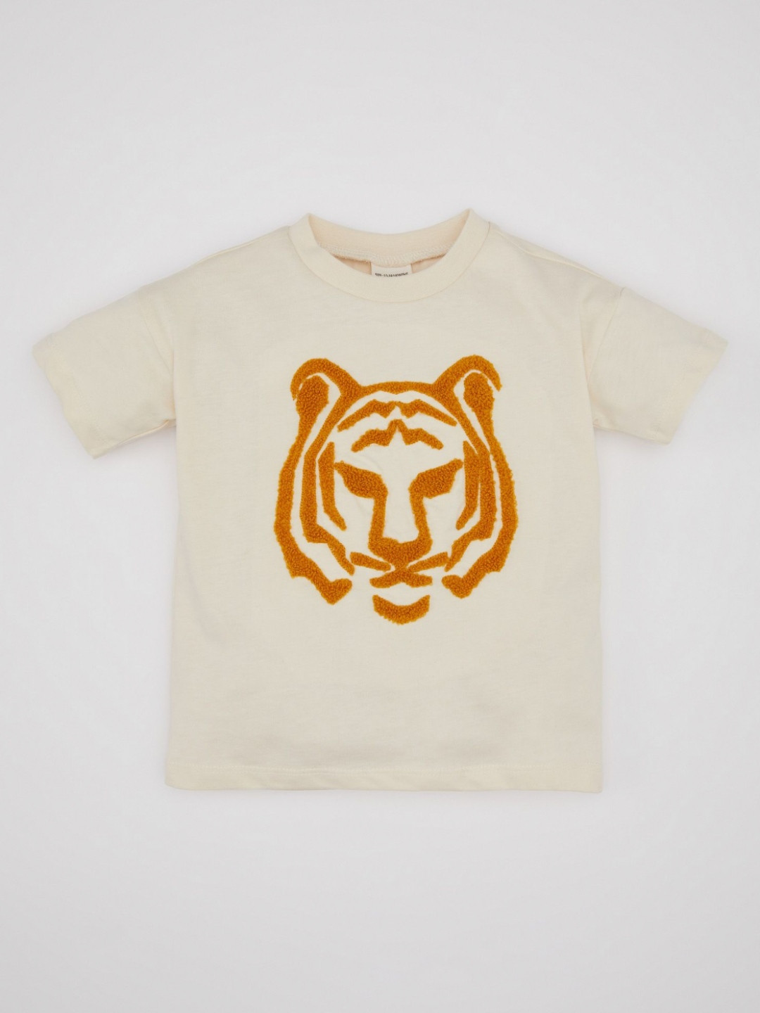 

DeFacto Boys Graphic Printed Round Neck Cotton T-shirt, Off white