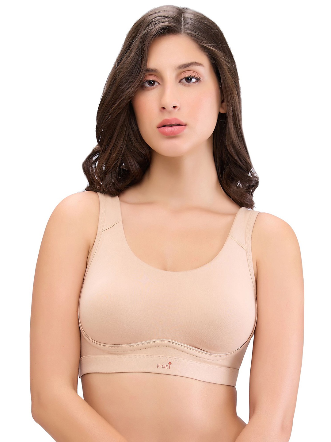 

Juliet Bra Non-Wired Solid Full Coverage, Beige