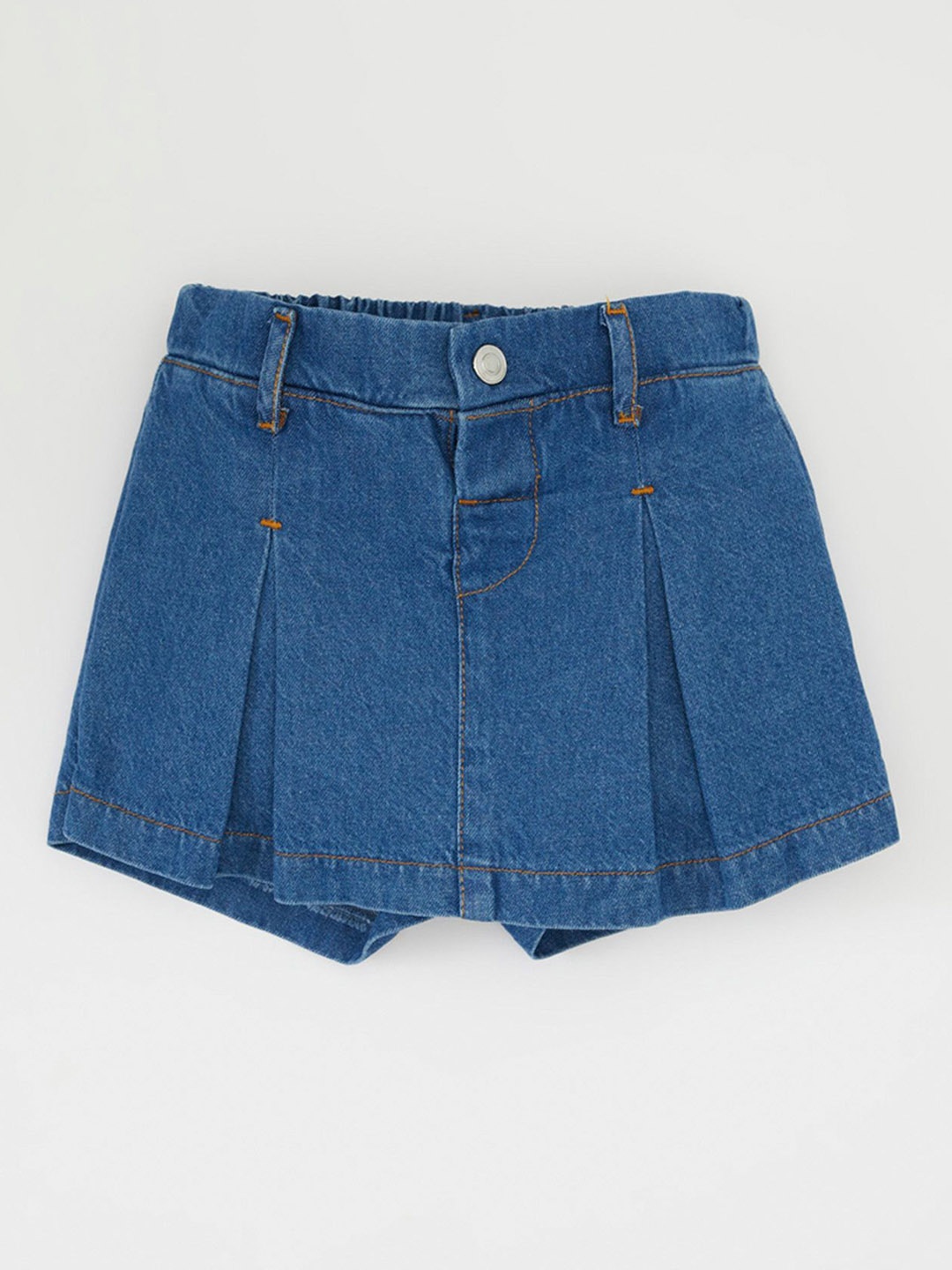 

DeFacto Girls Pure Cotton Denim Shorts, Blue