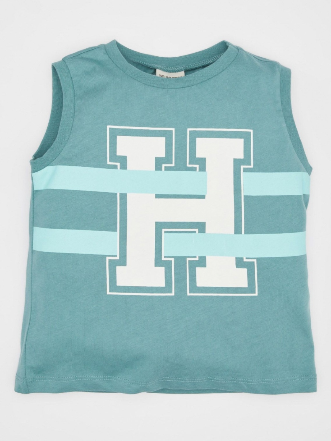 

DeFacto Boys Typography Printed Round Neck Cotton T-shirt, Green