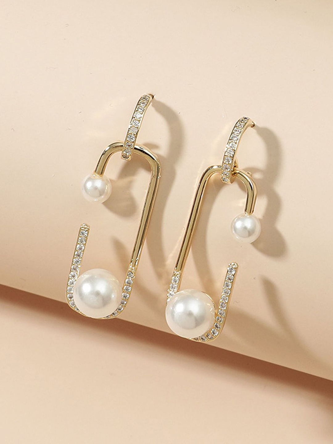 

KRENOZ Classic Drop Earrings, Gold