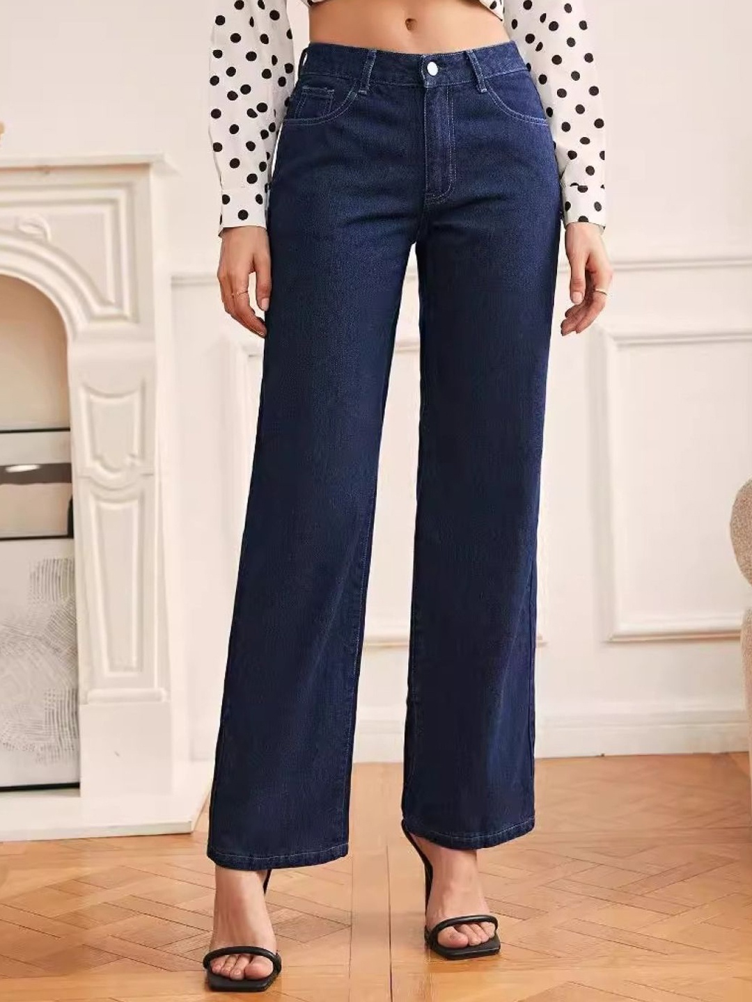 

KPOP Women Original Trousers, Navy blue