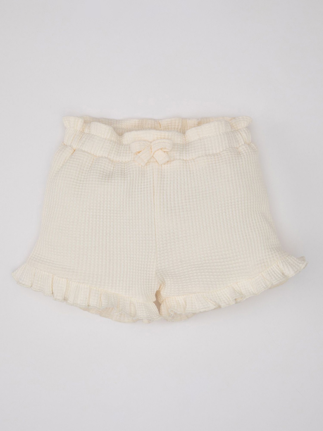 

DeFacto Girls Striped Hot Pants Shorts, White