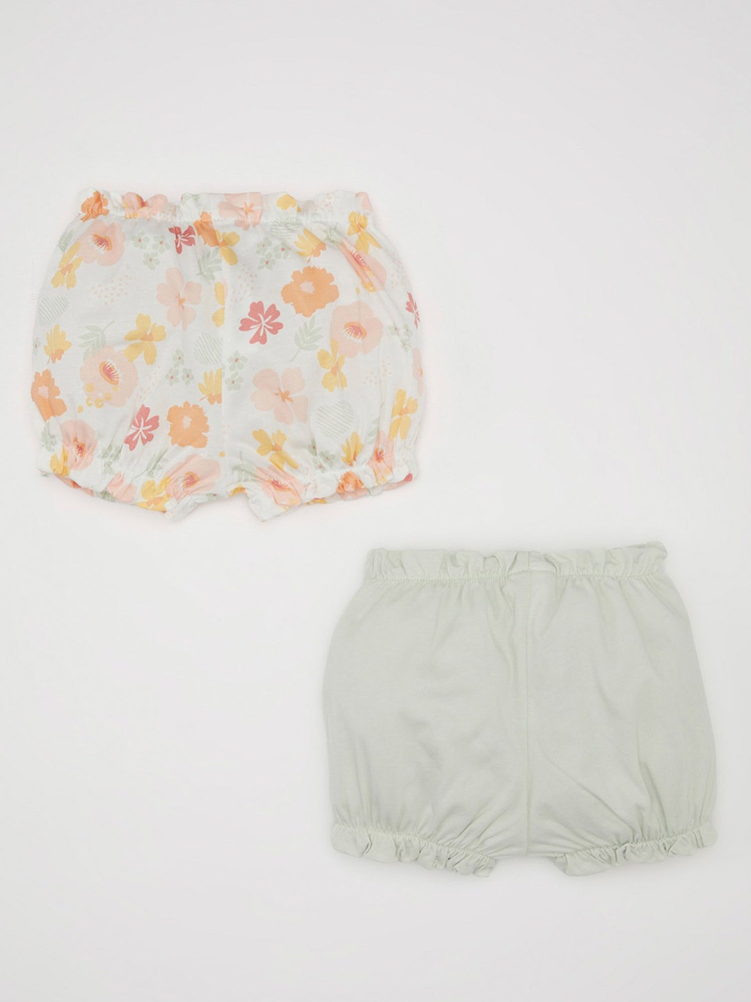 

DeFacto Girls Floral Shorts, White