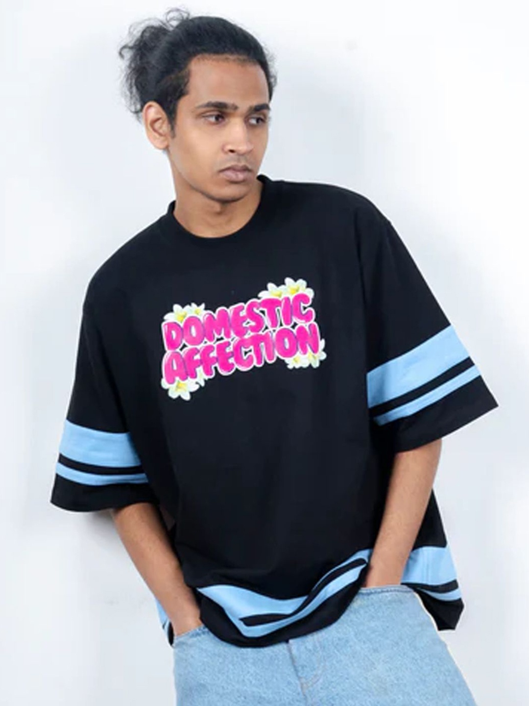 

TOFFLE Unisex Printed T-shirt, Black