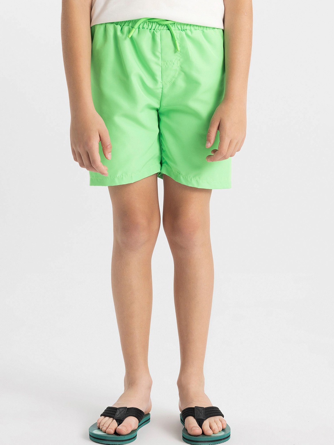 

DeFacto Boys Mid-Rise Swim Shorts, Green