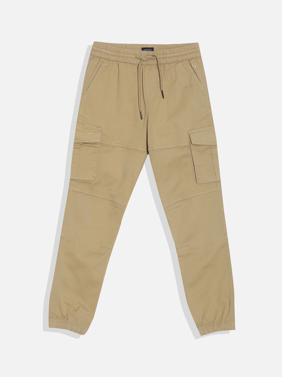 

Allen Solly Junior Boys Regular Fit Solid Jogger Trousers, Khaki