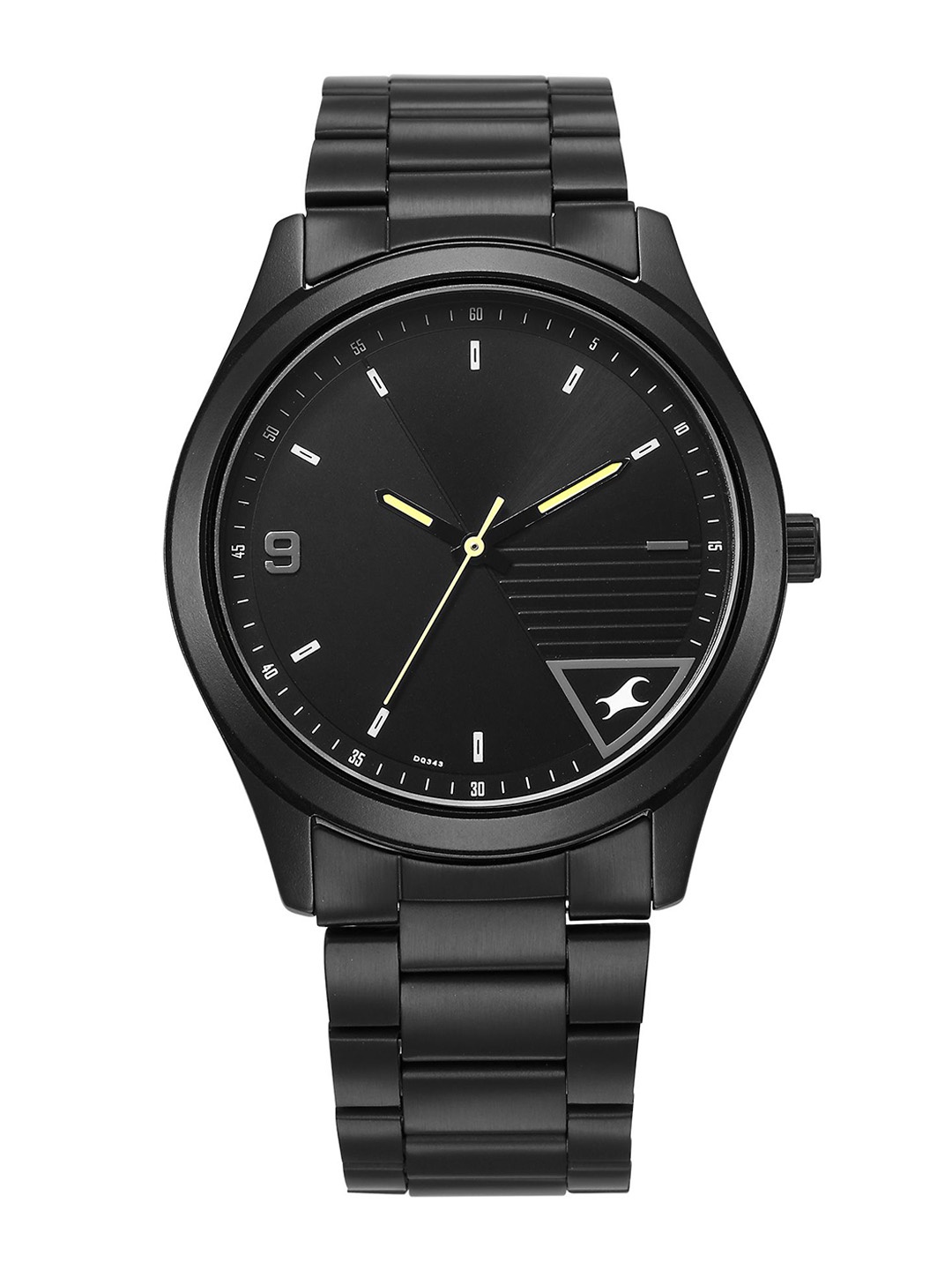 

Fastrack Men Brass Dial & Bracelet Style Straps Analogue Watch 3317NM01, Black