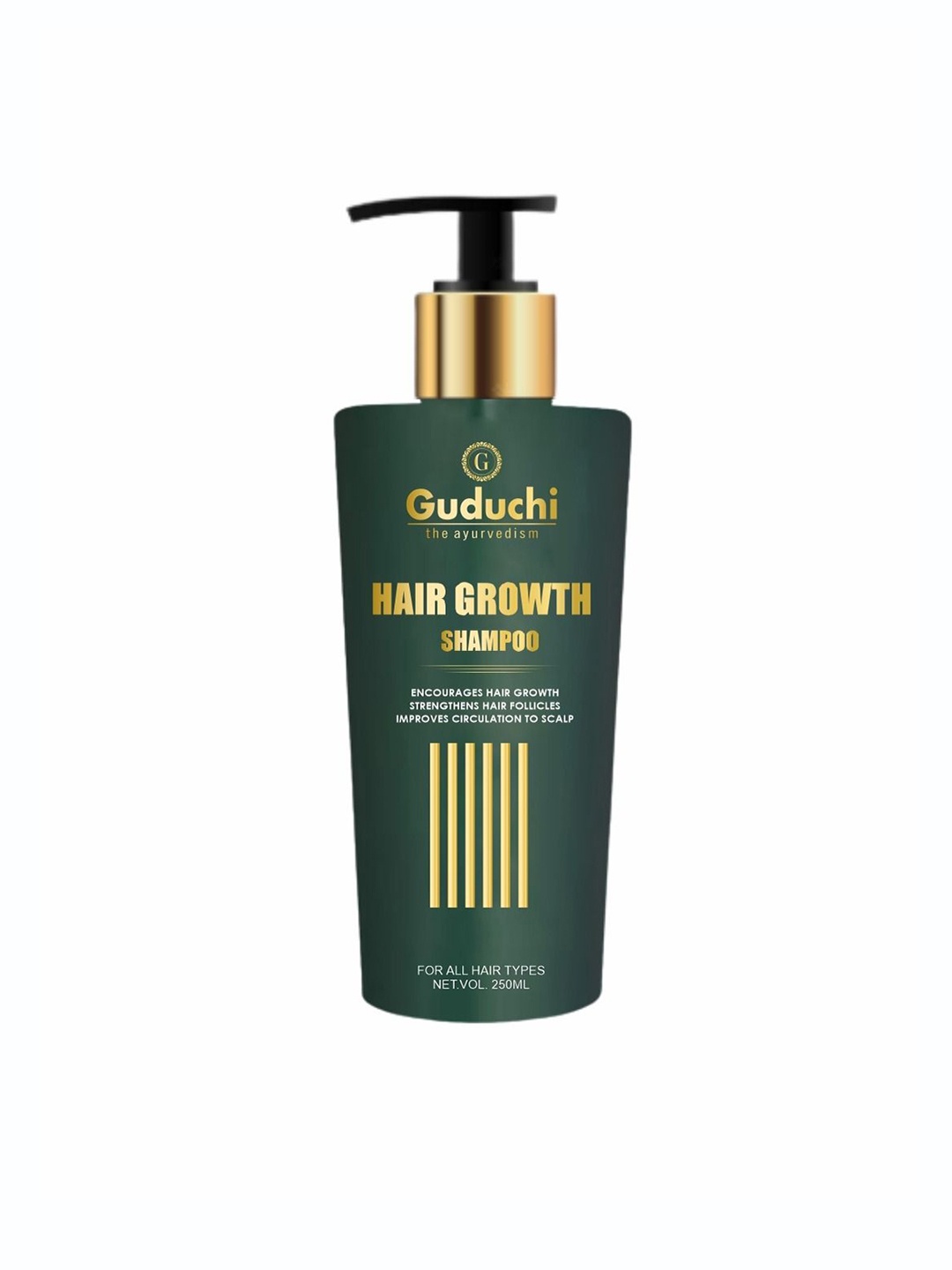 

Guduchi Ayurveda Hair Growth Shampoo With Argan Oil-250 ml, Green