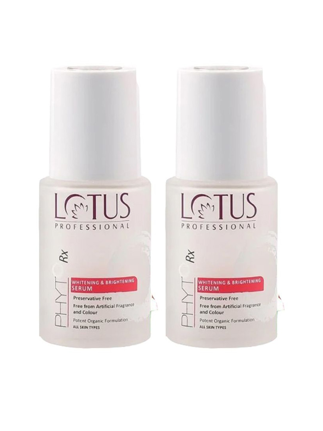

Lotus Professional Set Of 2 PHYTORx Whitening & Brightening Serum With Lychee - 30 ml Each, White