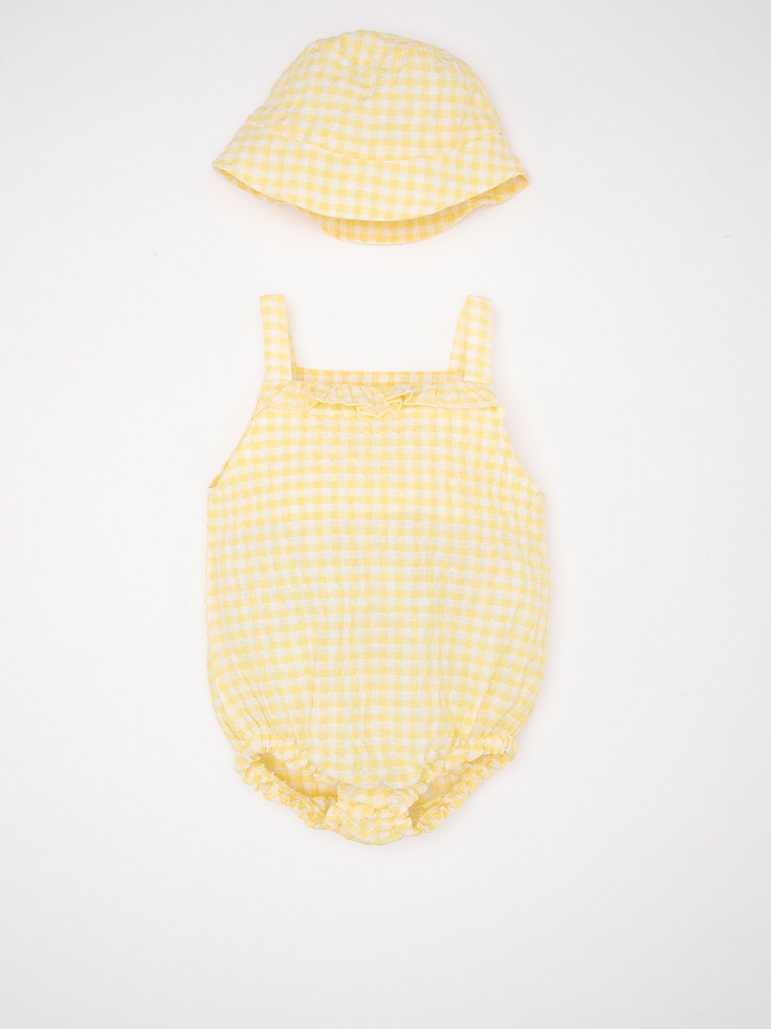 

DeFacto Girls Printed Bodysuit, Yellow