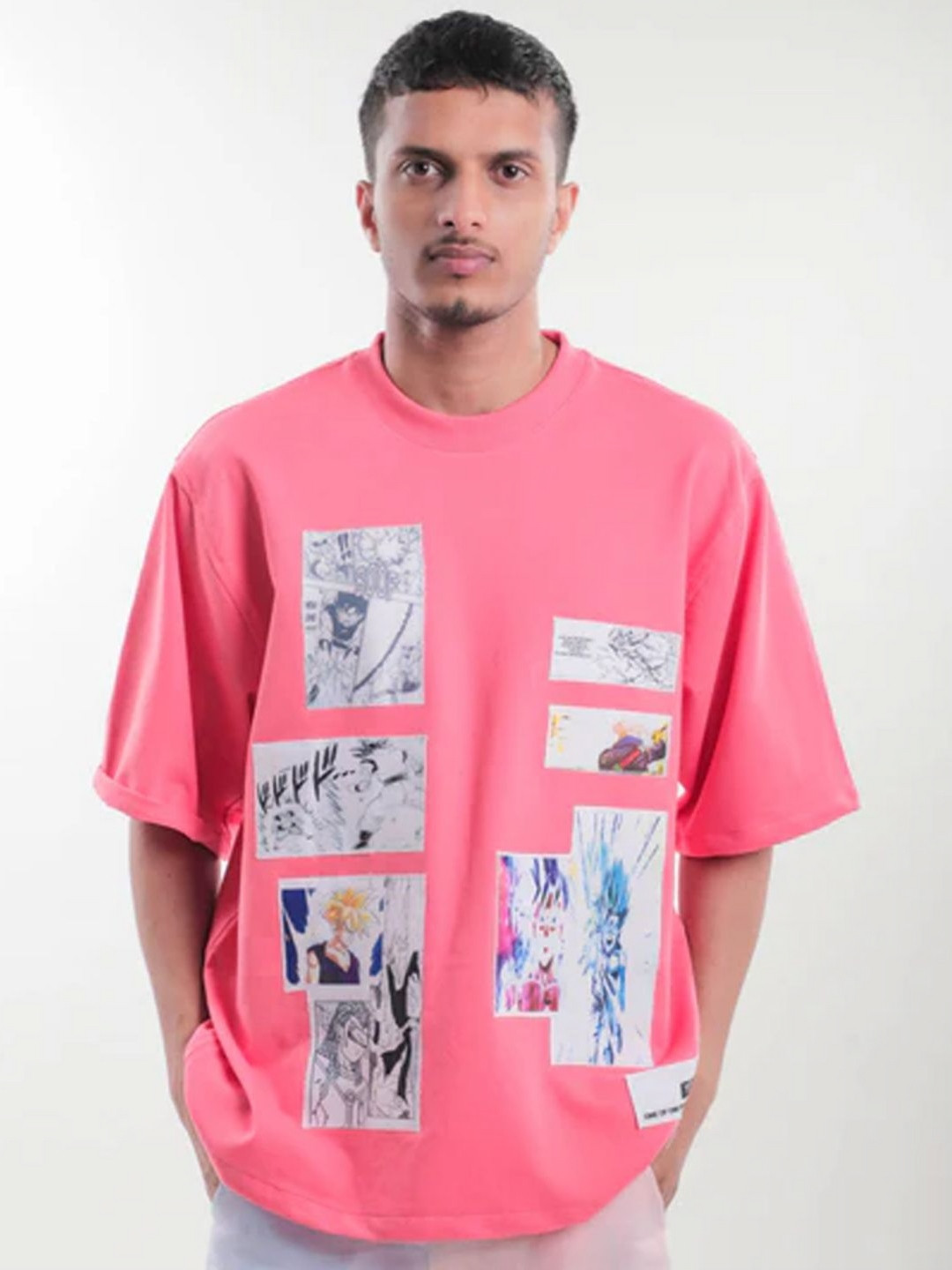

TOFFLE Unisex Printed T-shirt, Rose