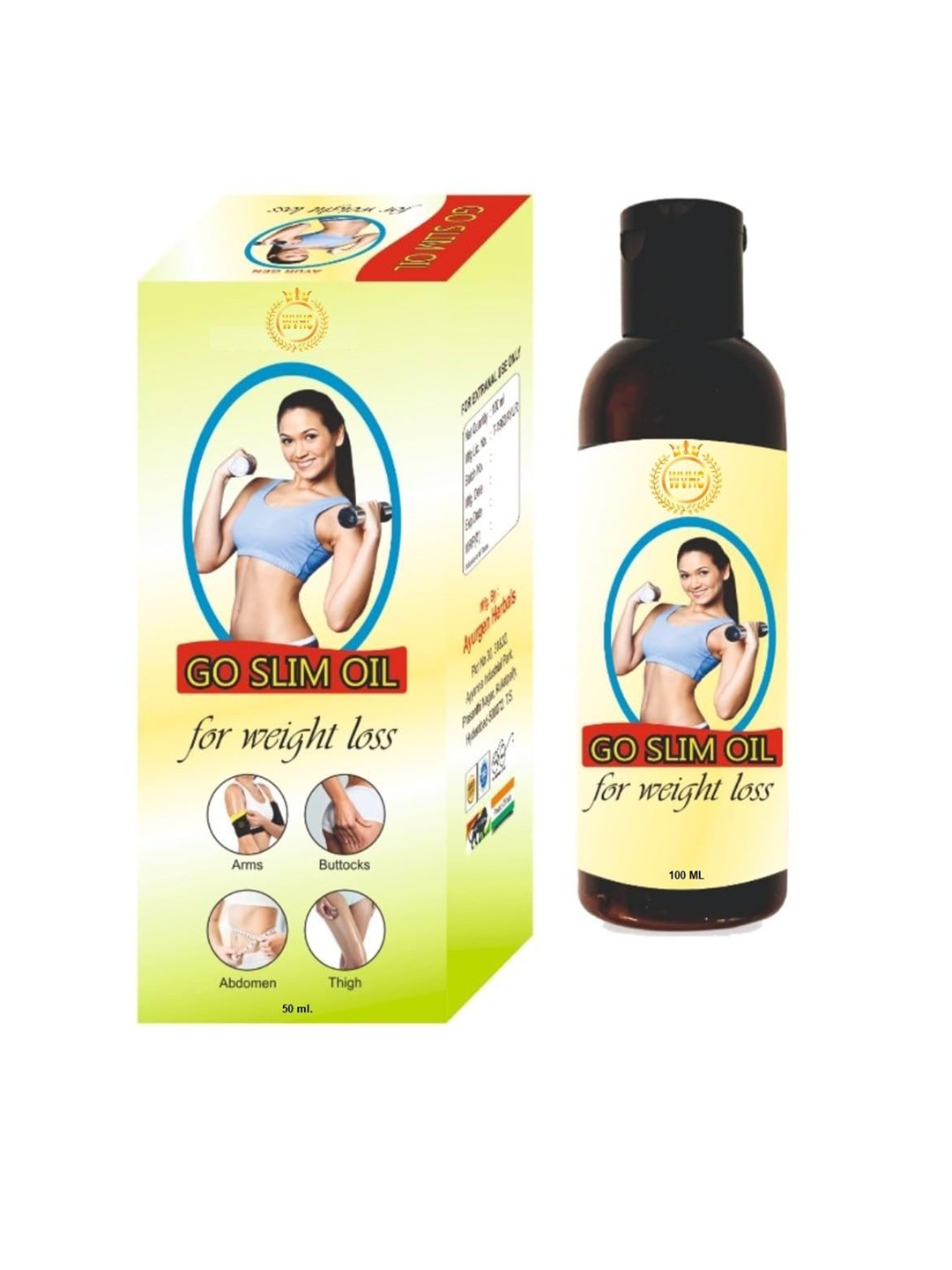 

WVHC Go Slim Oil For Weight Loss-50ml, Brown