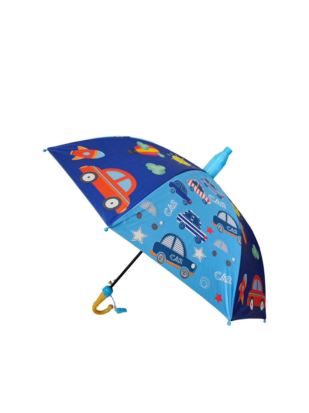 

lil PLANET Blue & Pink Car Printed Manual 2 Fold Umbrella