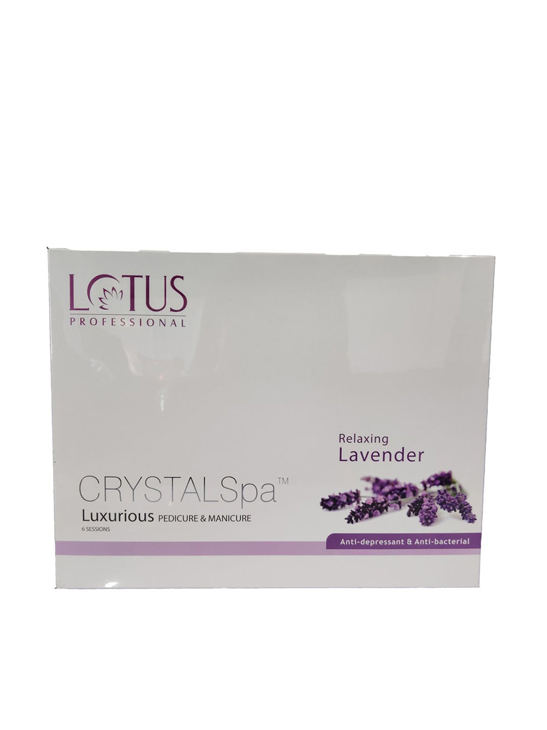 

Lotus Professional Crystalspa Pedicure Manicure Kit, Purple