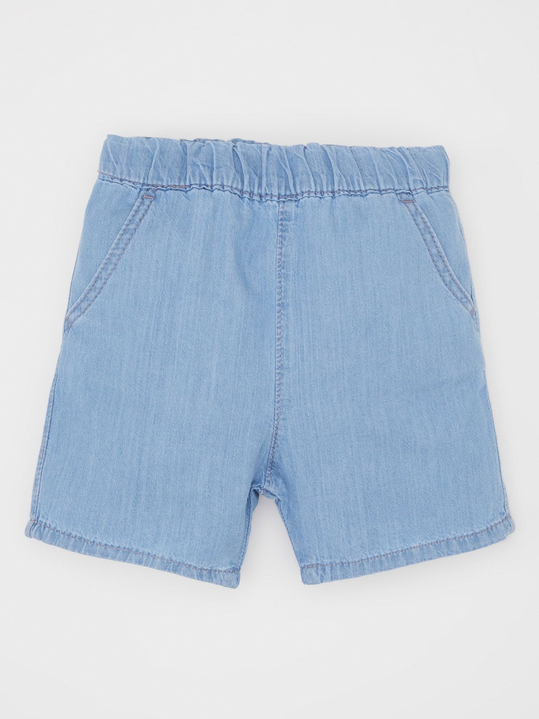

DeFacto Boys Cotton Elasticated Denim Shorts, Na
