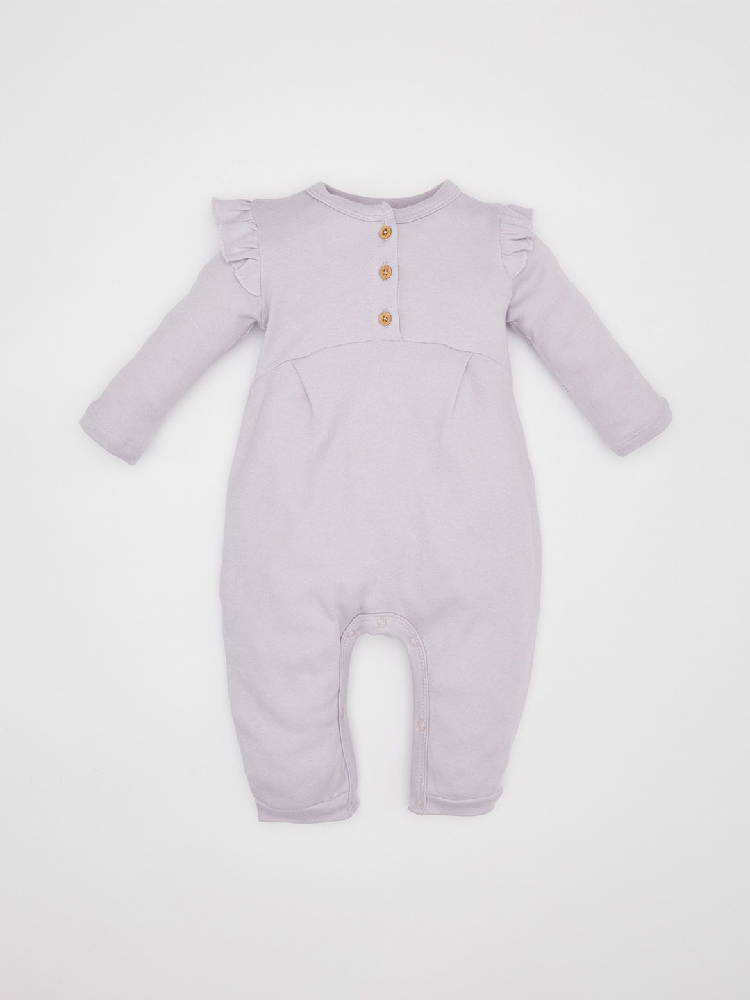 

DeFacto Girls Pure Cotton Romper, Lavender