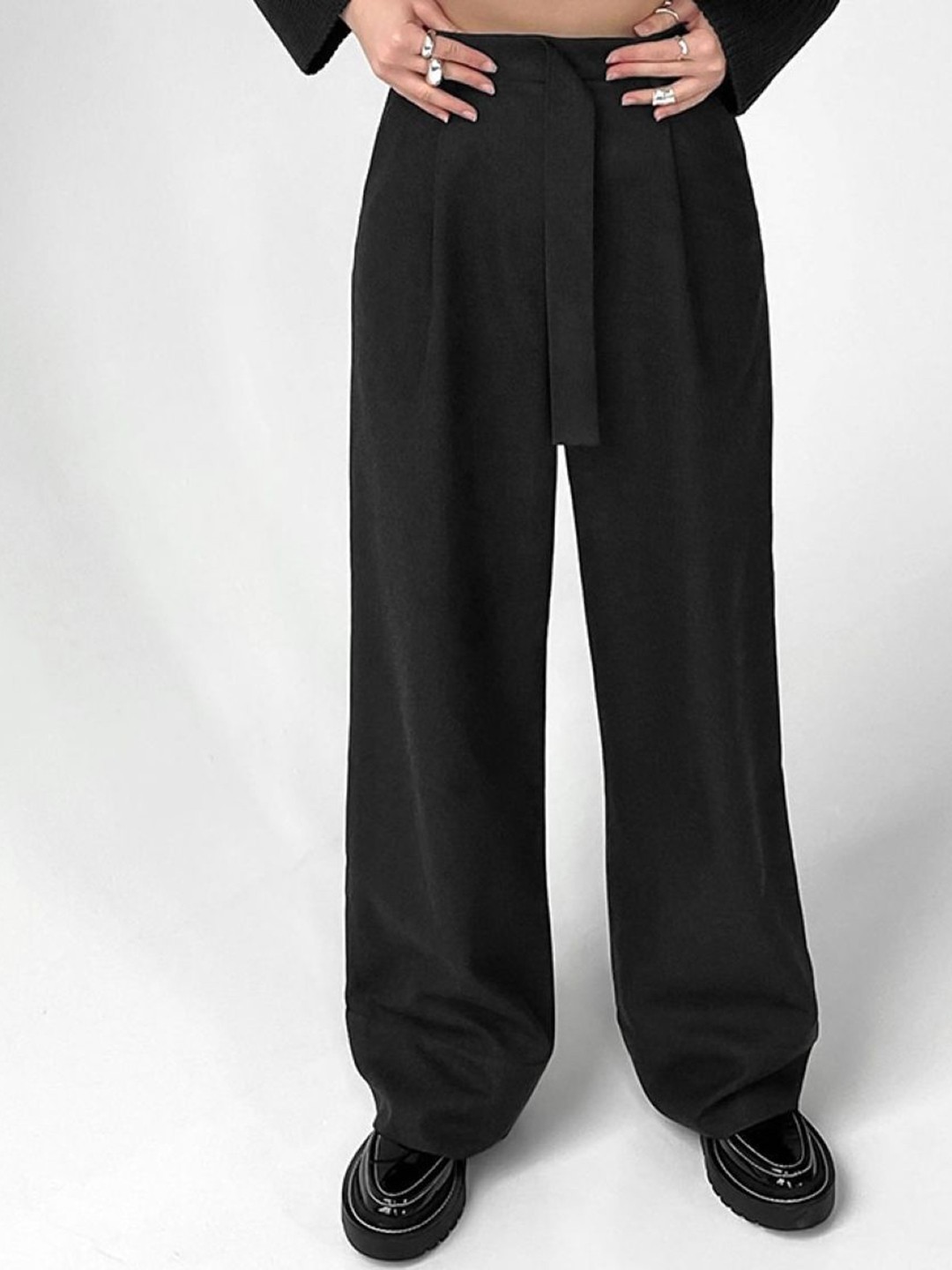 

KPOP Women Original Trousers, Black