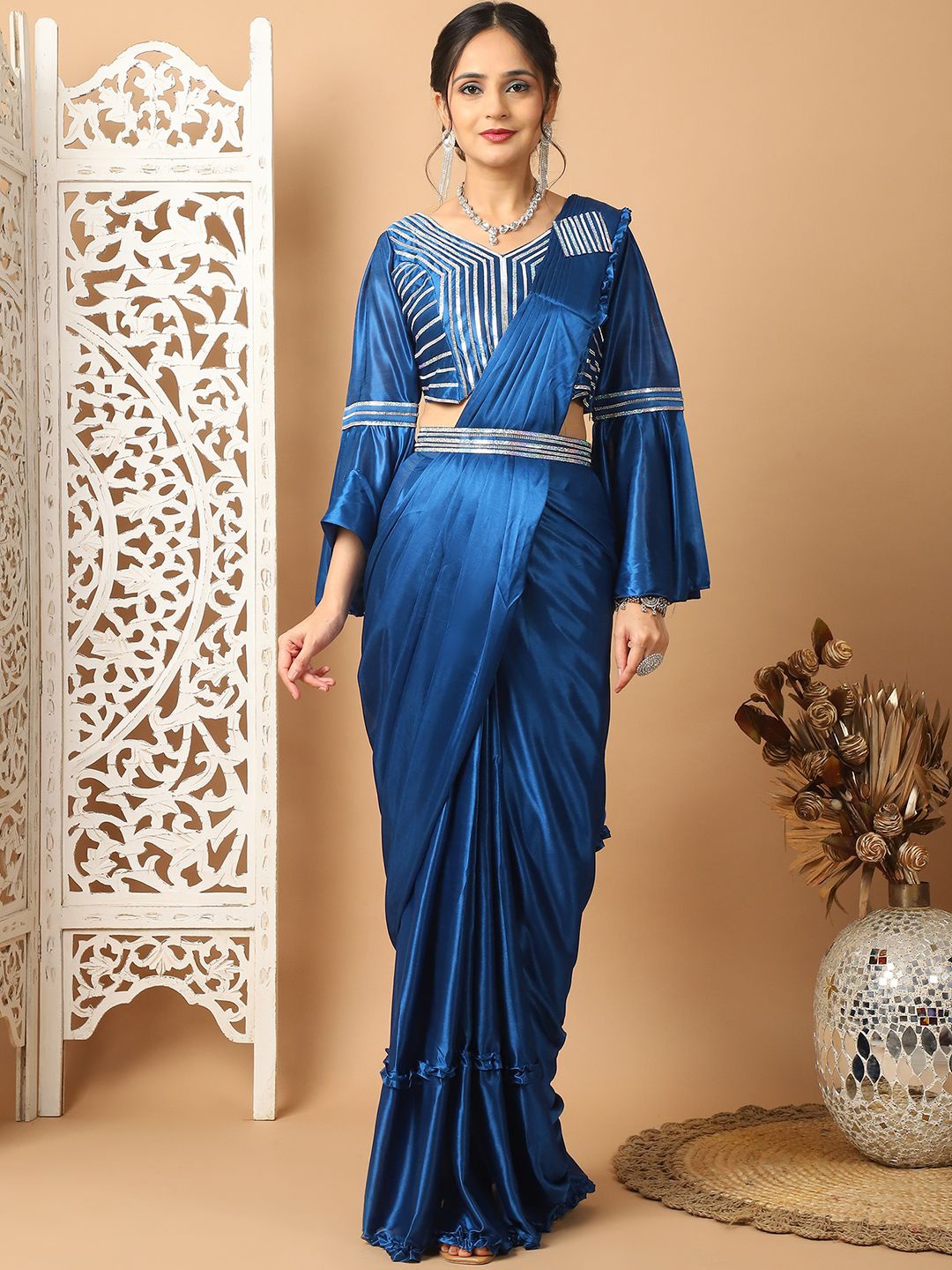 

Grancy Saree, Blue