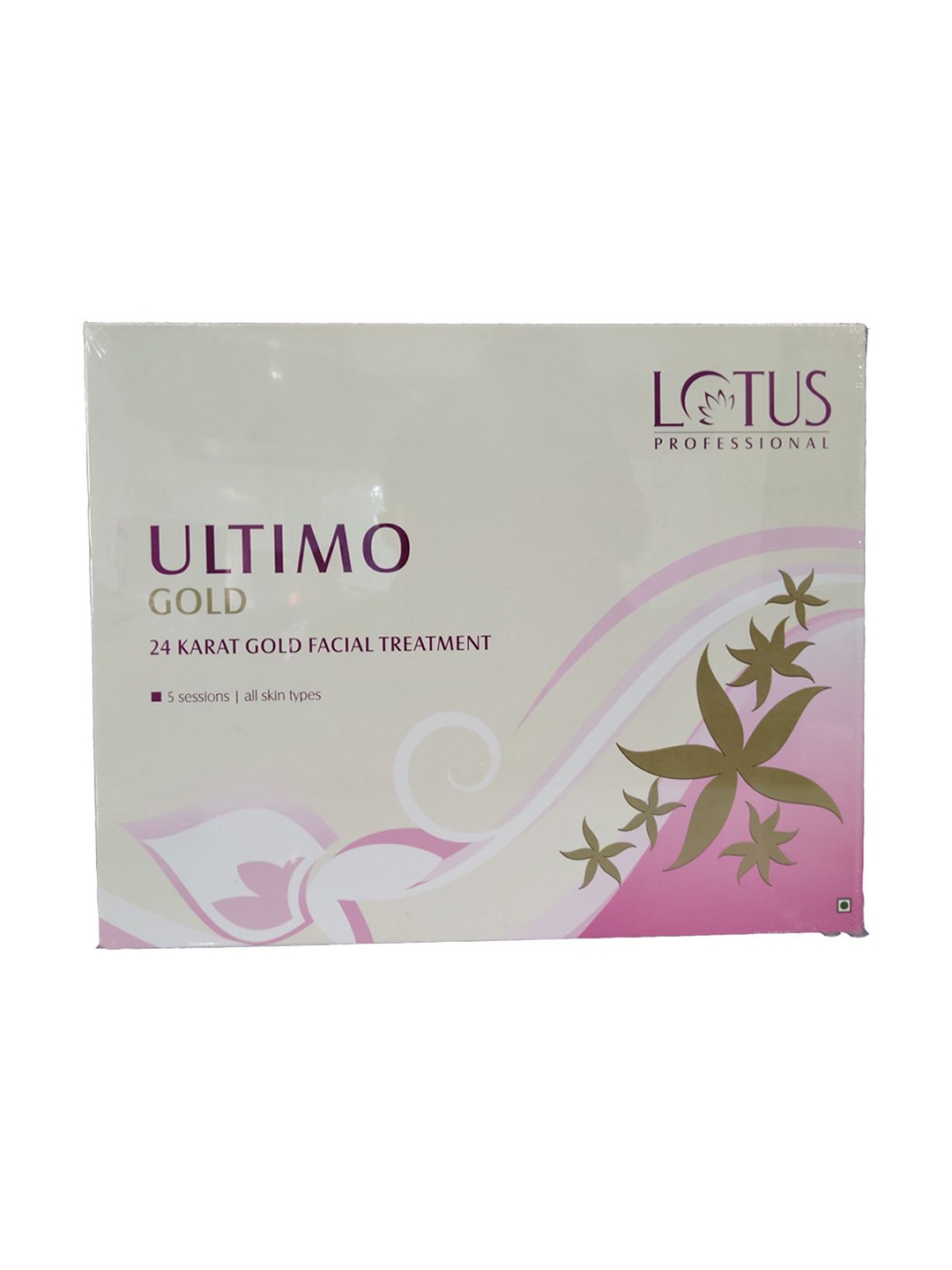 

Lotus Professional 5 Sessions Ultimo Gold 24 Karat Gold Facial Treatment Kit, Pink