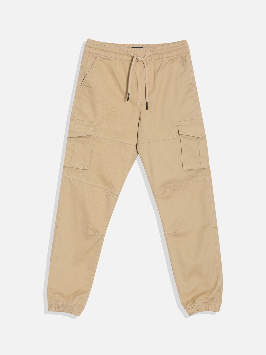 

Allen Solly Junior Boys Regular Fit Solid Jogger Trousers, Beige