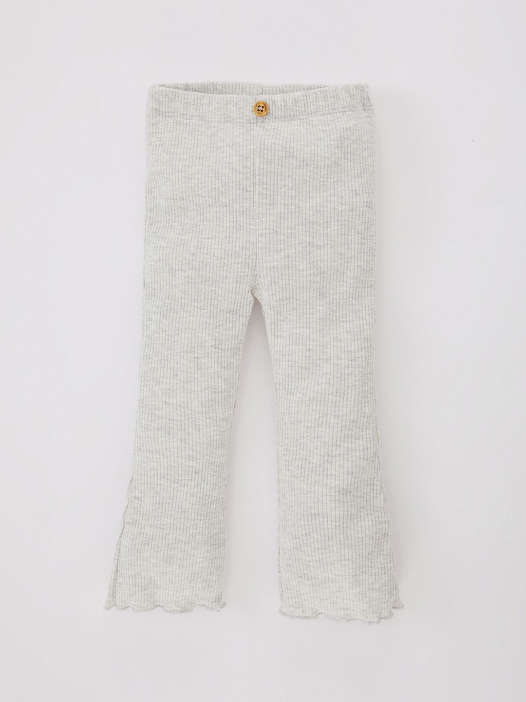 

DeFacto Girls Striped Bootcut Trouser, Off white