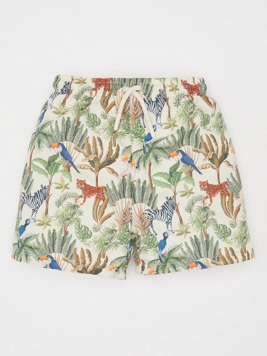 

DeFacto Boys Printed Swim Shorts, White