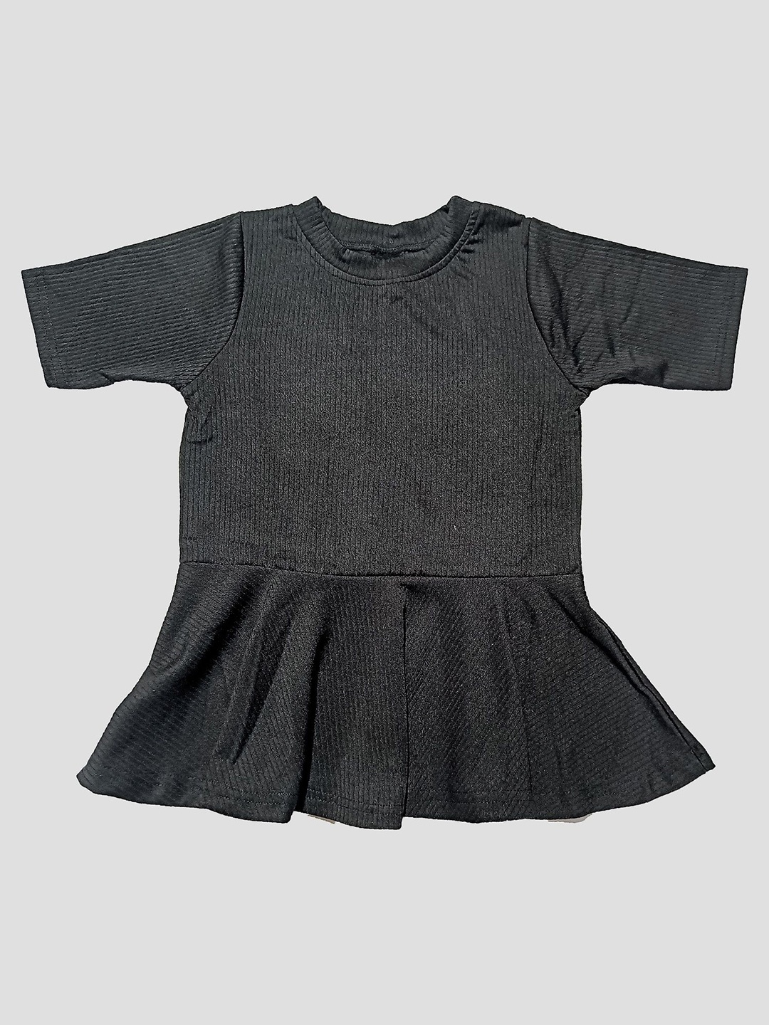 

BAESD Kids-Girls Ruffled Fit & Flare Mini Dress, Black