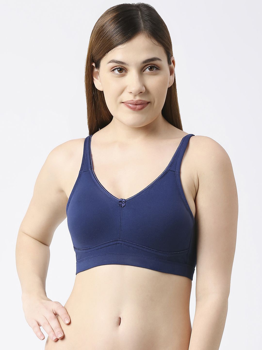 

Juliet Full Coverage T-shirt Bra, Navy blue