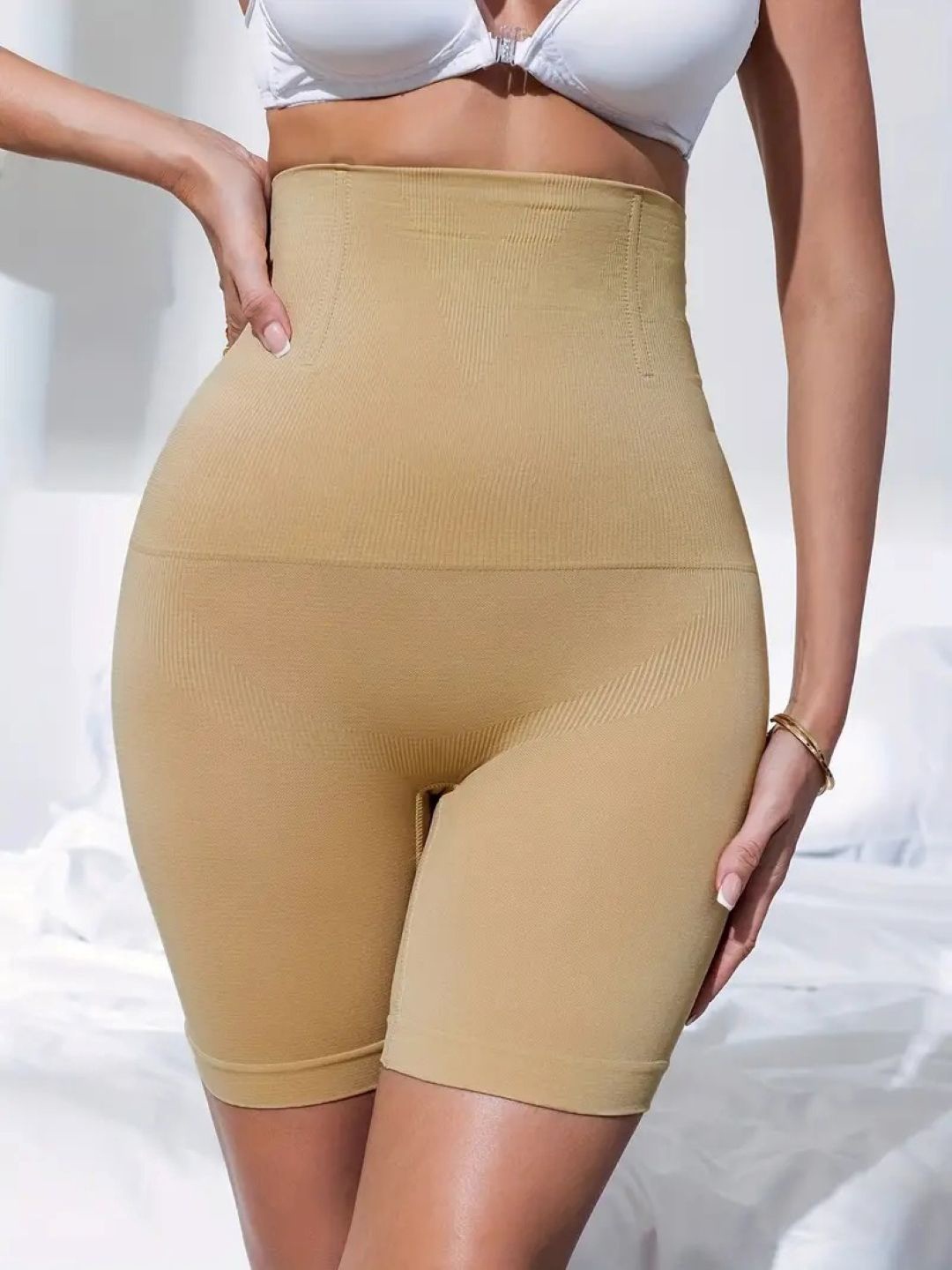 

Poftik Women Tummy & Thigh Shapewear, Beige