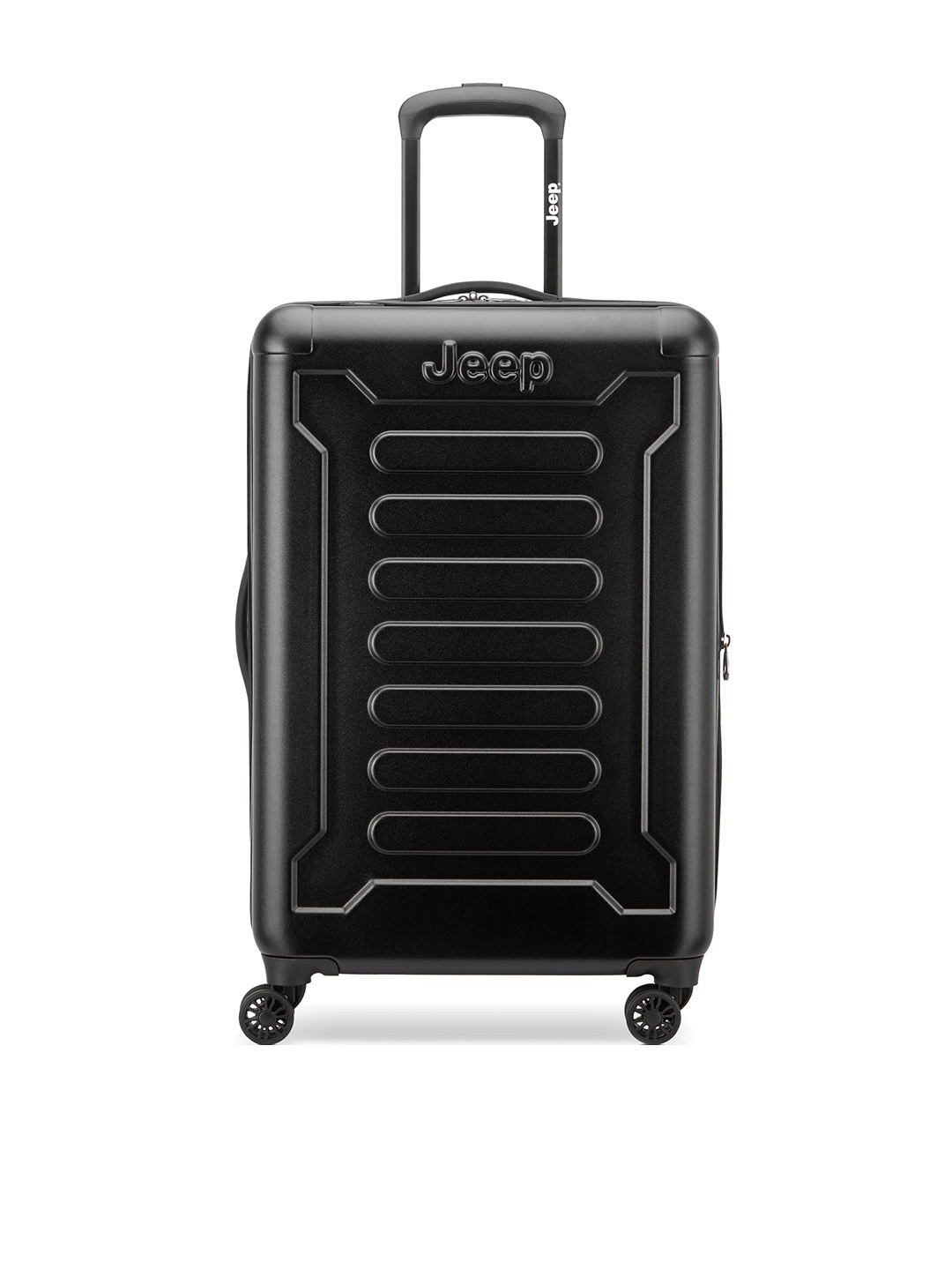 

Jeep Textured Hard-Sided Large Trolley Bag, Black