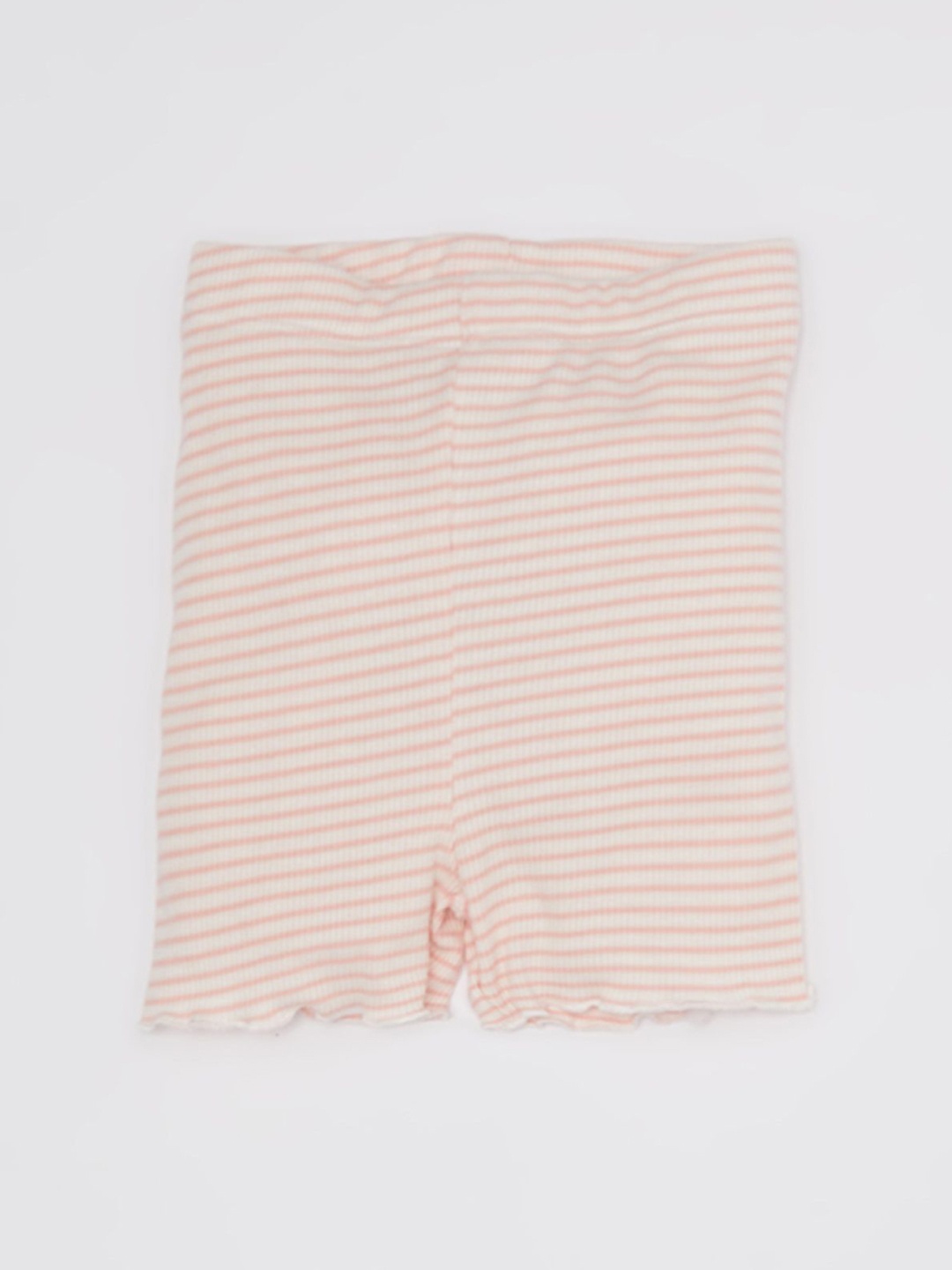 

DeFacto Girls Striped Technology Mid-Rise Shorts, Na