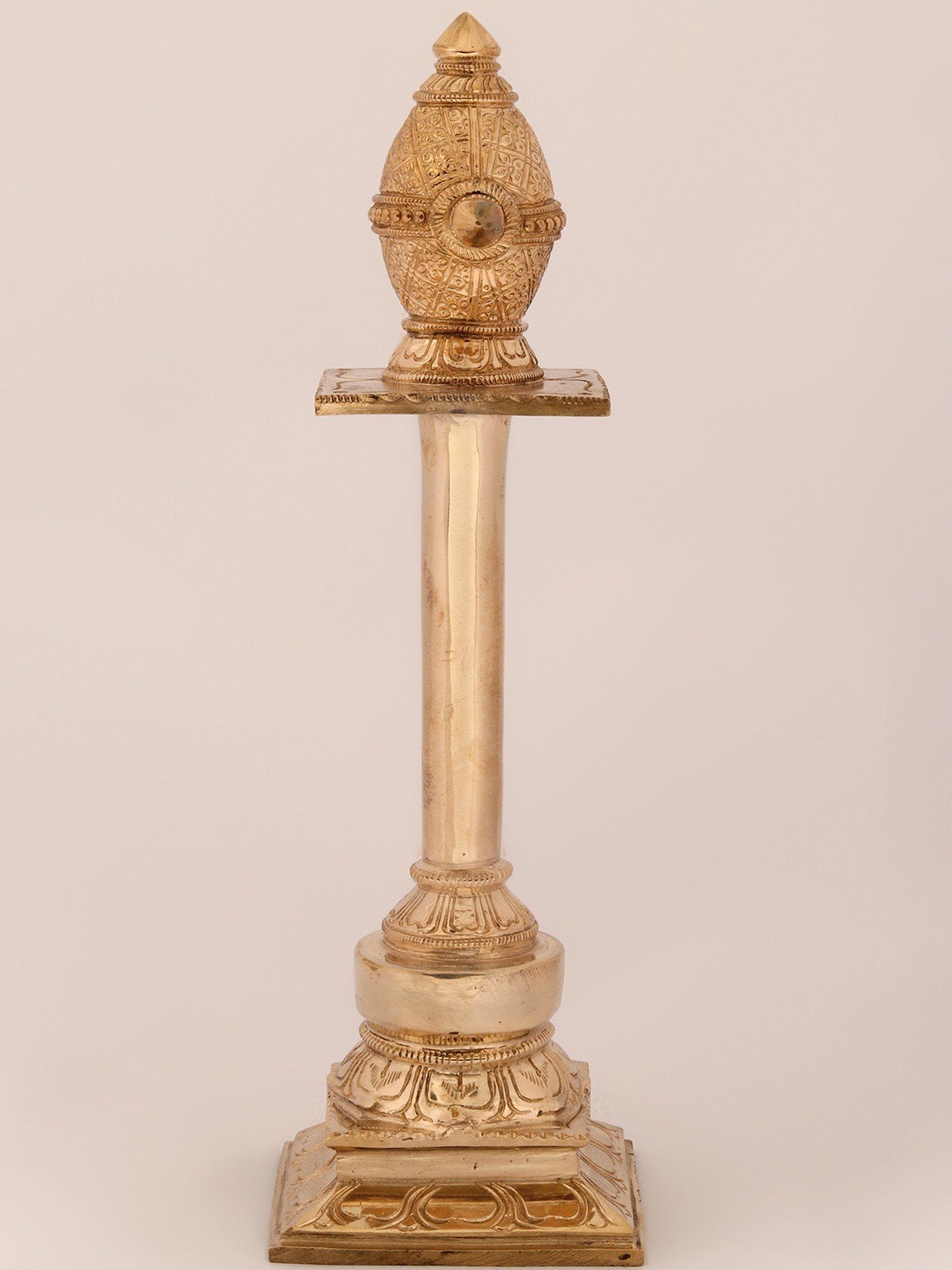 

Exotic India 13" Bronze Ankush - The Elephant Goad, Gold