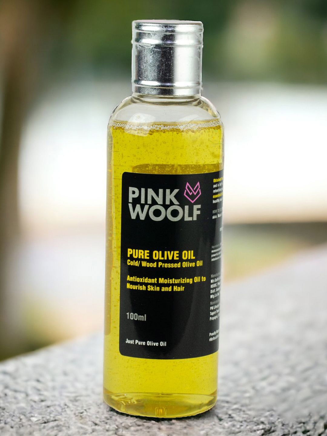 

PINK WOOLF Pure Olive Oil For Hair & Skin 100 ml, Yellow